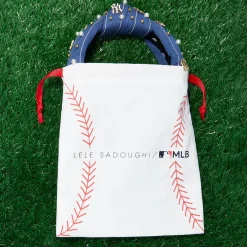 SF GIANTS LELE SADOUGHI / MLB ORANGE EMBELLISHED KNOTTED HEADBAND