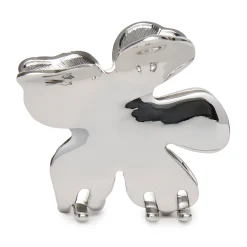 SILVER LILY CLAW CLIP
