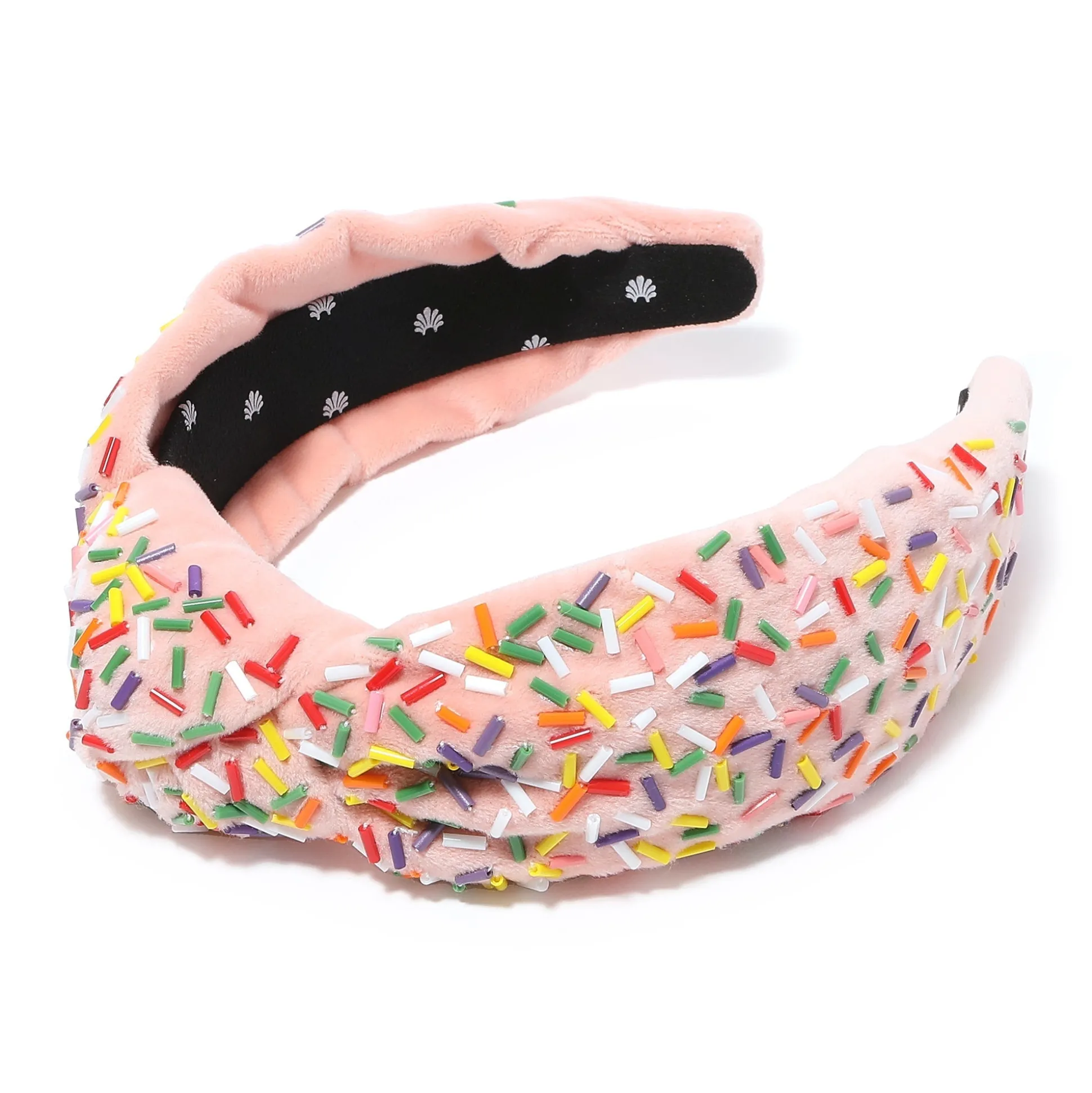 STRAWBERRY BIRTHDAY CAKE KNOTTED HEADBAND