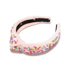 STRAWBERRY BIRTHDAY CAKE KIDS KNOTTED HEADBAND