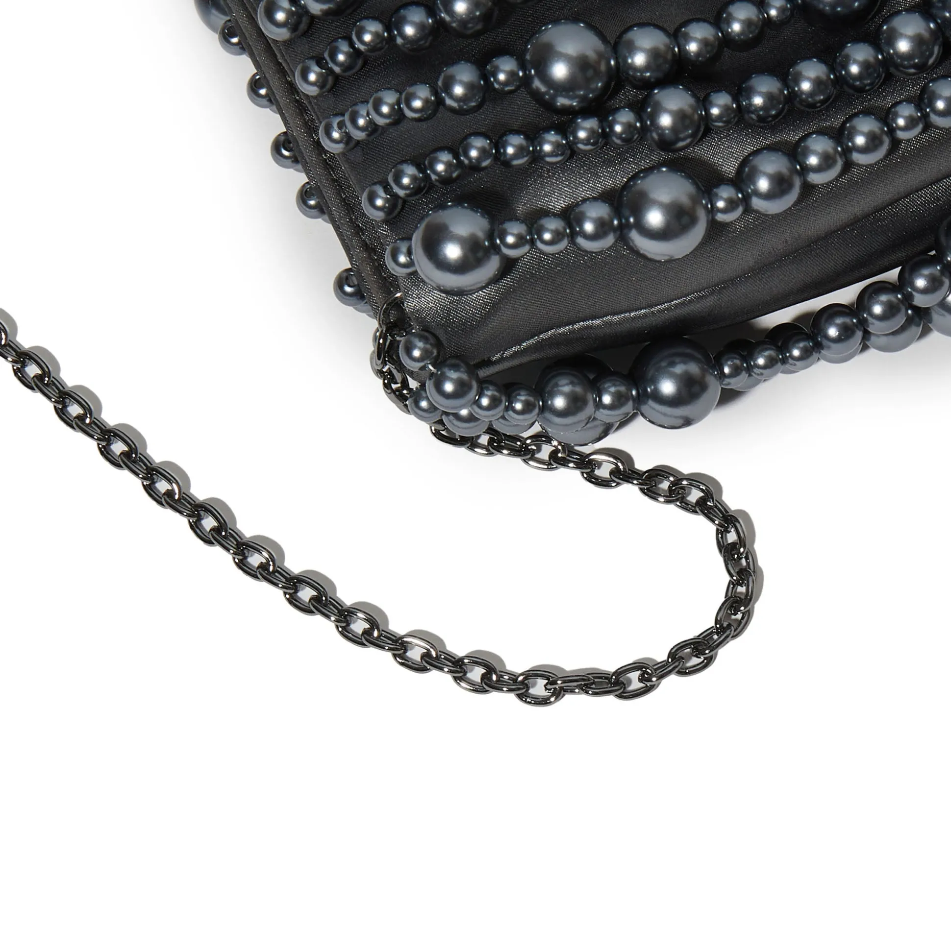 TAHITIAN PEARL WILLOW BEADED CLUTCH