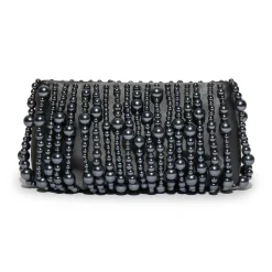 TAHITIAN PEARL WILLOW BEADED CLUTCH