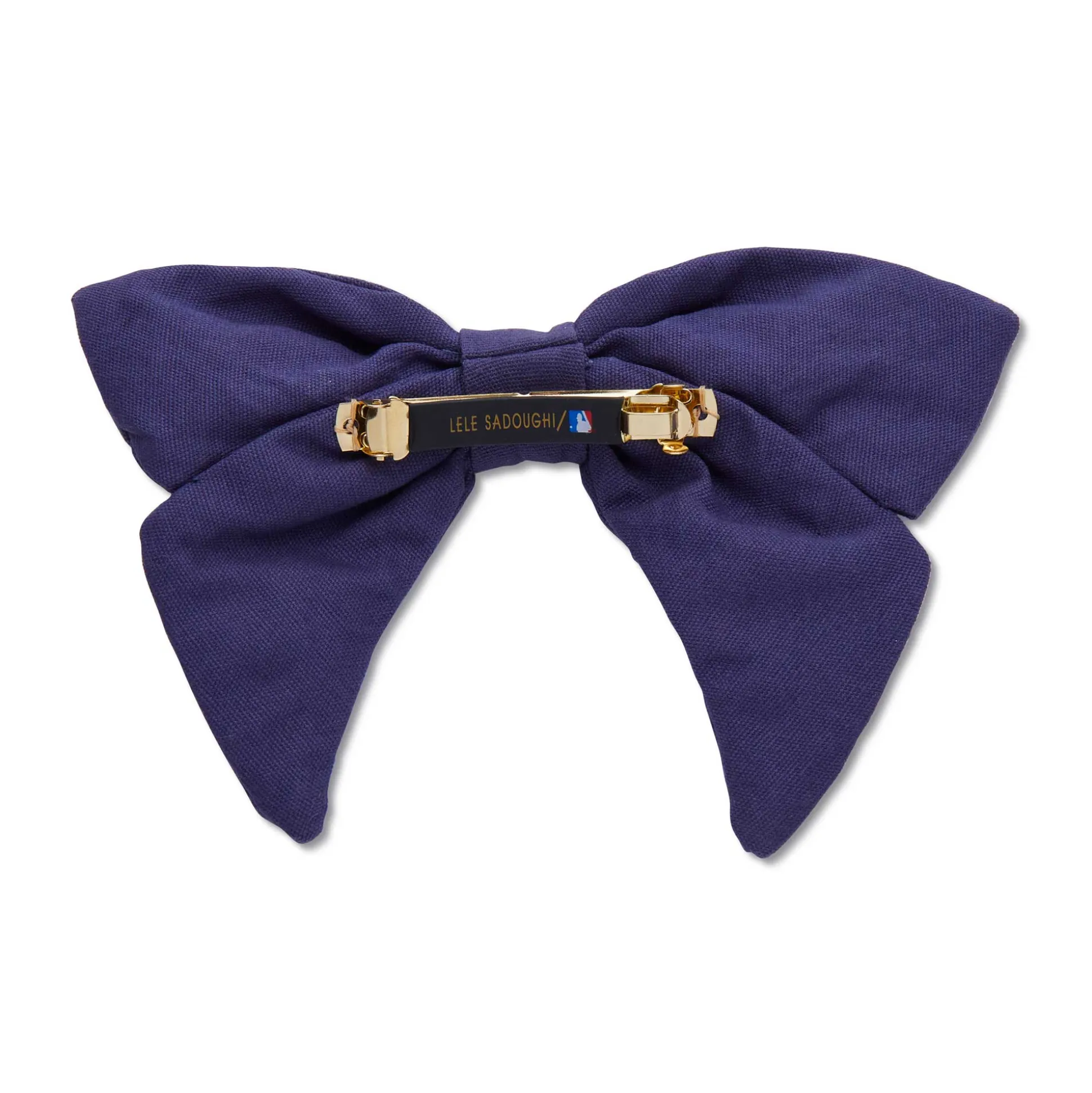 TEXAS RANGERS LELE SADOUGHI / MLB NAVY BOW BARRETTE