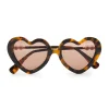 TORTOISE PEARL SWEETHEART SUNGLASSES
