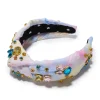 TULIP FIELD CRYSTAL BUNNY KNOTTED HEADBAND