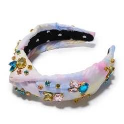 TULIP FIELD CRYSTAL BUNNY KNOTTED HEADBAND