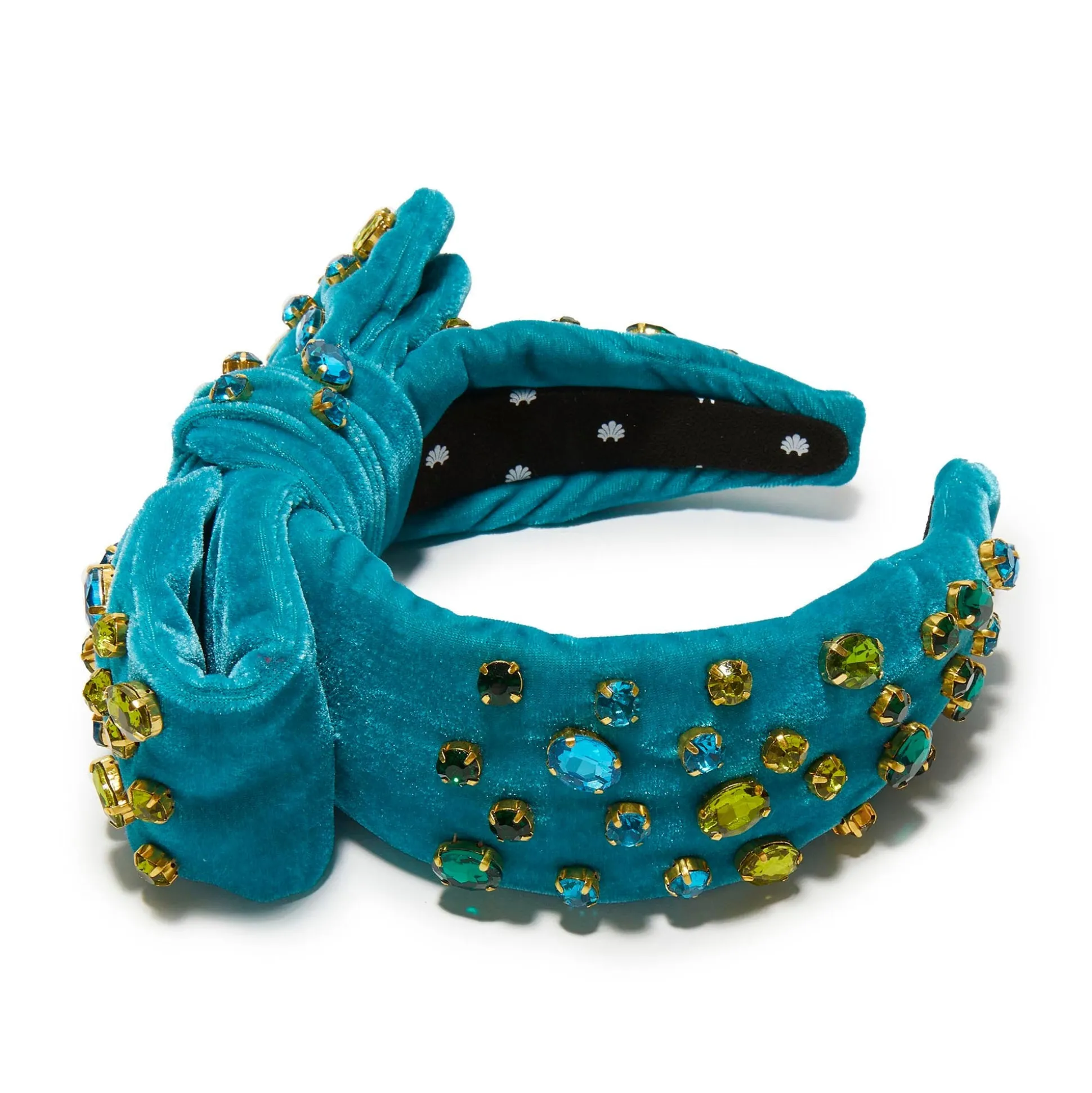 TURQUOISE EXCLUSIVE HOLLY OVAL CRYSTAL HEADBAND