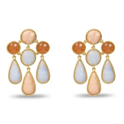 TWILIGHT REFLECTION CHANDELIER EARRINGS