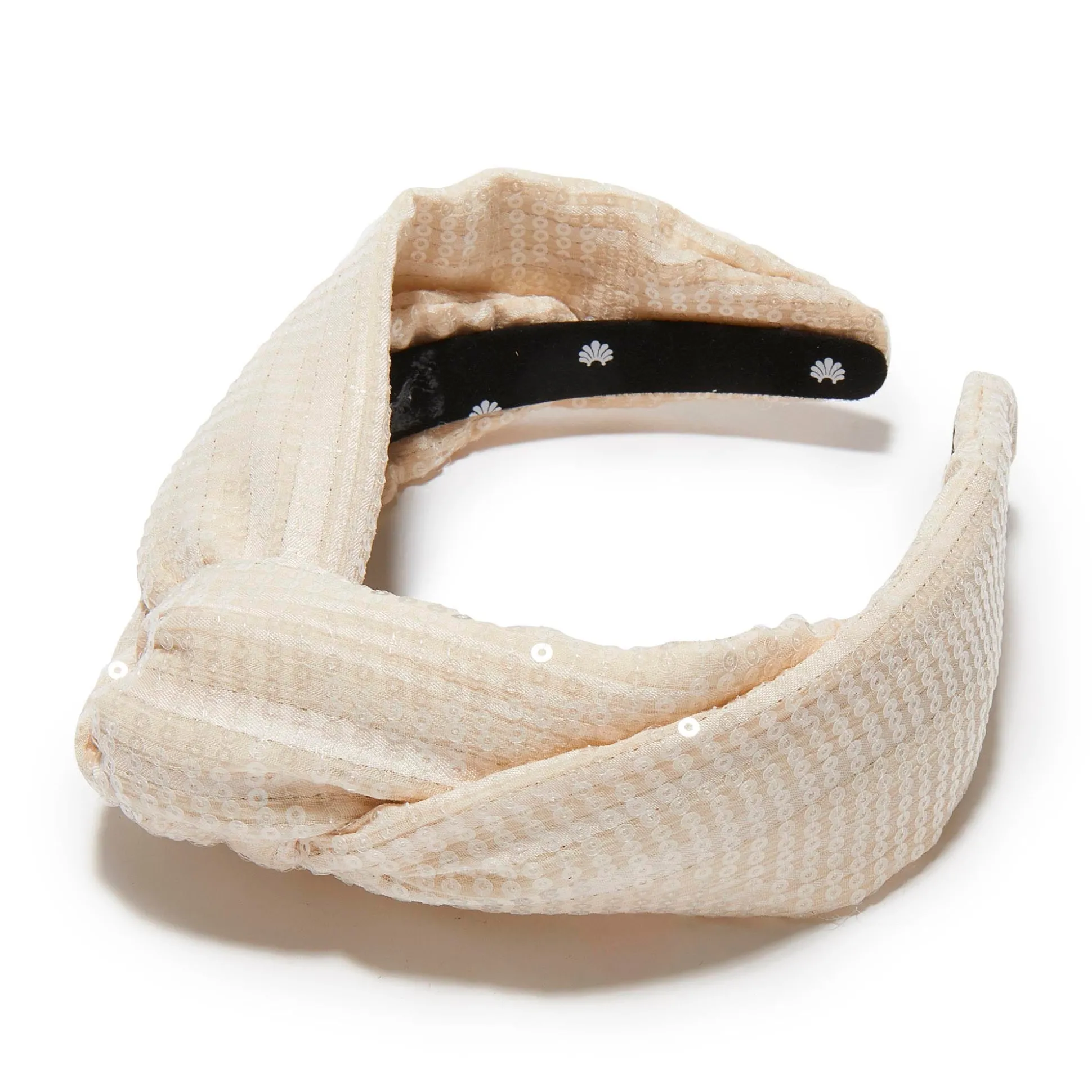 VANILLA CRÈME MARLENE SEQUIN HEADBAND